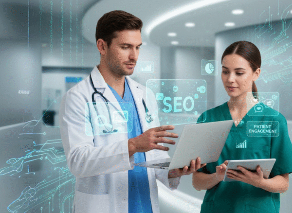 BLOG IMAGE (4) How digital marketing transforms medical practices for success with May Medical Solutions branding.