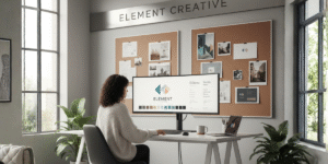 Best graphic design ideas displayed on a branding workspace for business identity development