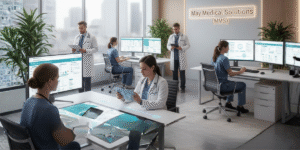 Why digital solutions matter in healthcare in 2026 with modern technology used by medical professionals at May Medical Solutions