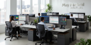 Healthcare practices can improve revenue cycle management through optimized billing workflows and financial systems