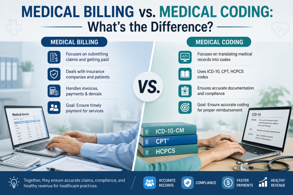 Medical Billing vs. Medical Coding